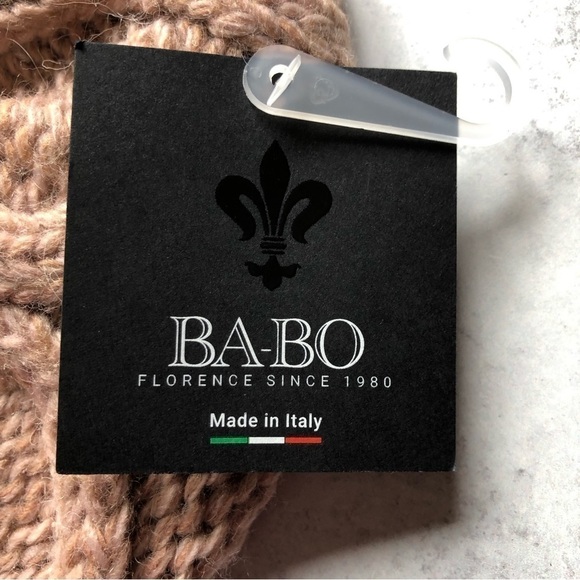 Ba-Bo Knit Beret Beanie Wool Alpaca Polyester Blend - Picture 5 of 7